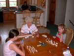 Dominos with Grandma